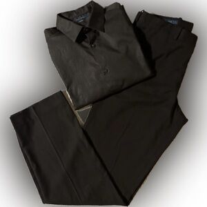 Perry Ellis Non Iron Twill Shirt sz med & Non Iron
Stretch Dress Pants 32x32